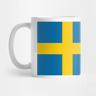 Accurate historical flag of Sweden Mug